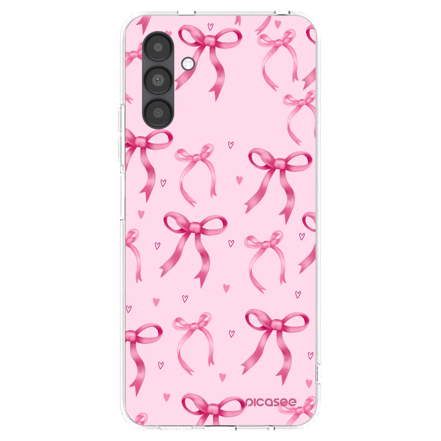 Picasee silikonowe przeźroczyste etui na Samsung Galaxy A04s A047F - Bow Aesthetic
