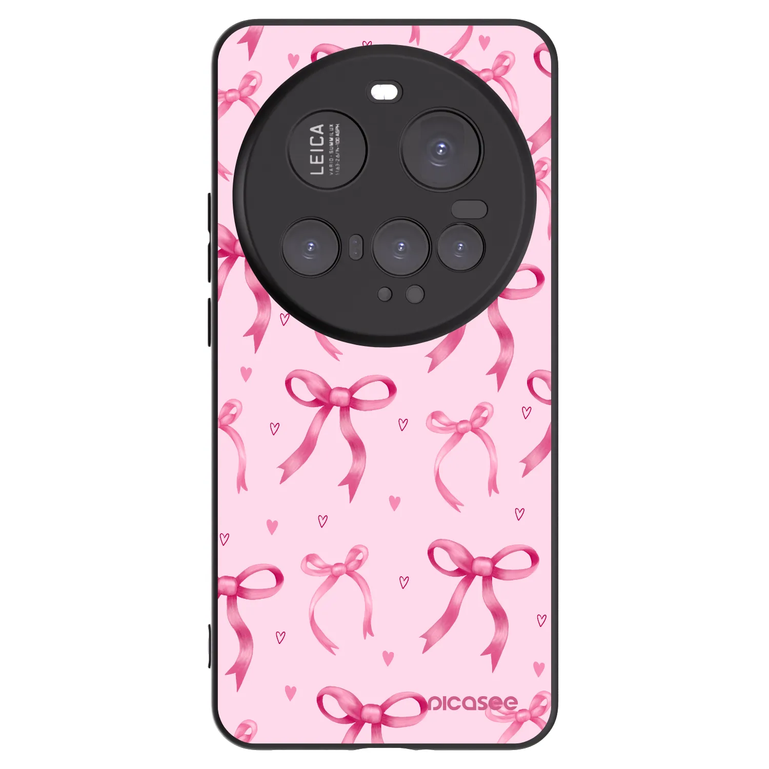 Picasee silikonowe czarne etui na Xiaomi 15 Ultra - Bow Aesthetic
