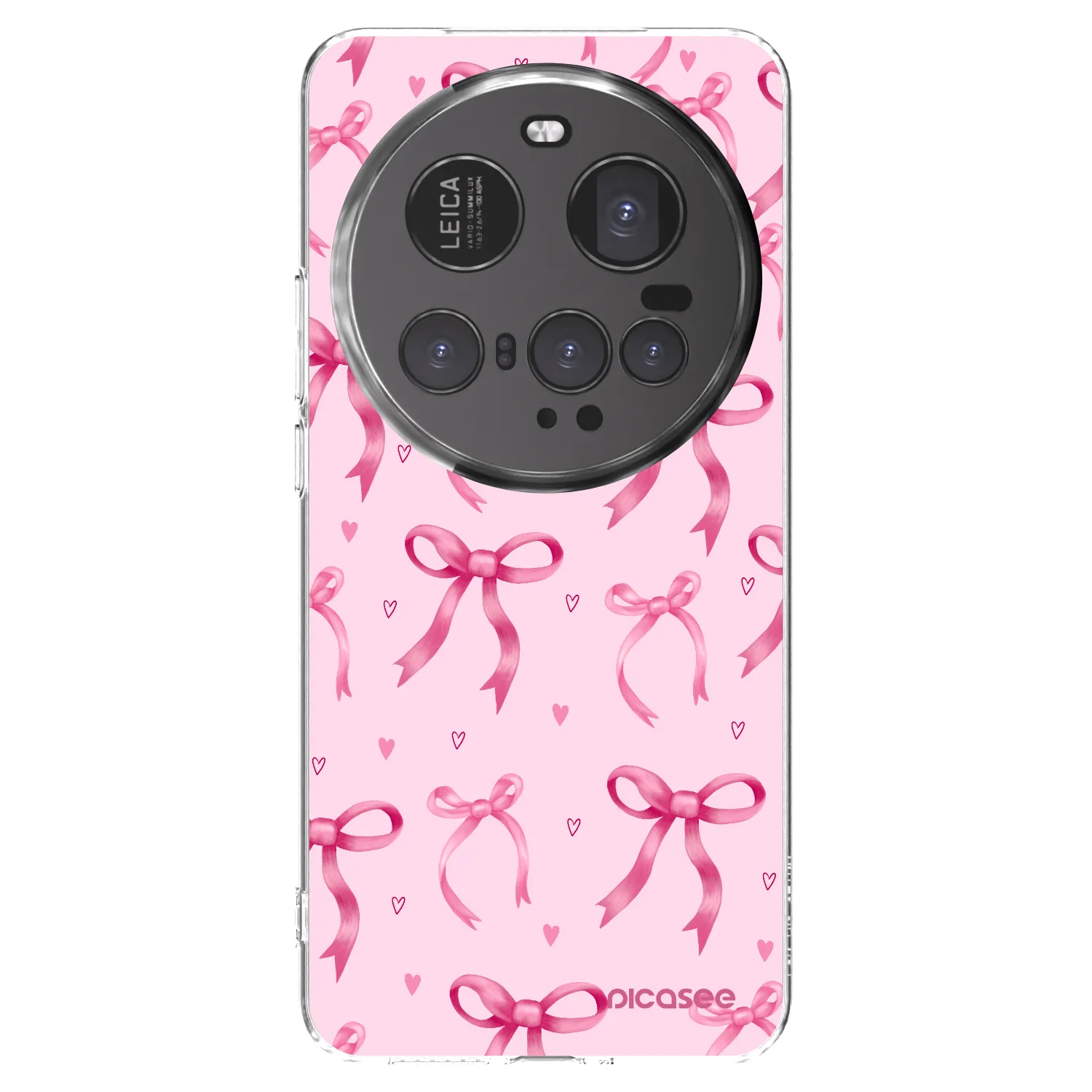 Picasee silikonowe przeźroczyste etui na Xiaomi 15 Ultra - Bow Aesthetic