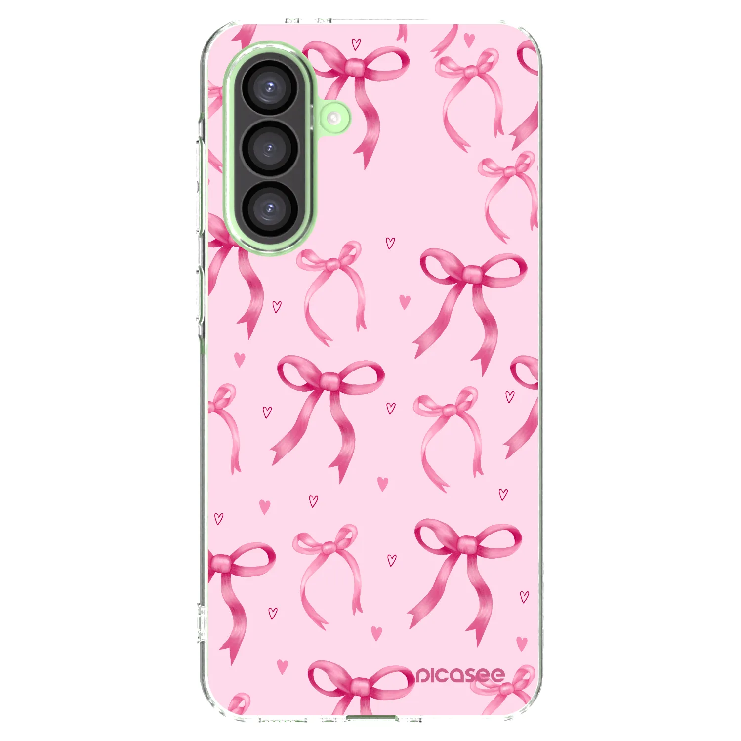 Picasee silikonowe przeźroczyste etui na Samsung Galaxy A26 5G A266B - Bow Aesthetic