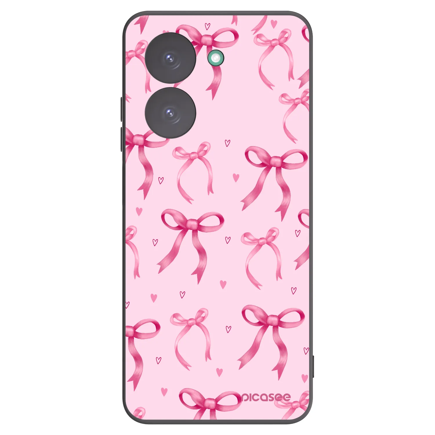 Picasee silikonowe czarne etui na Xiaomi Redmi A5 - Bow Aesthetic