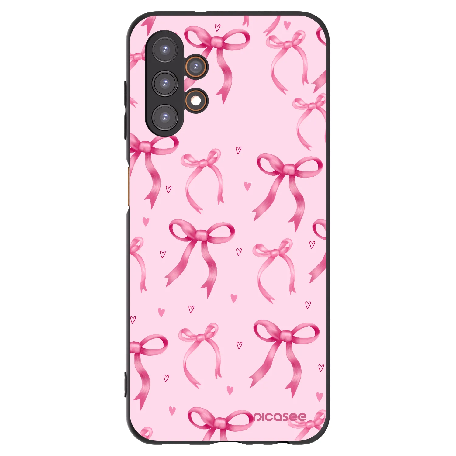 Picasee silikonowe czarne etui na Samsung Galaxy A13 5G - Bow Aesthetic