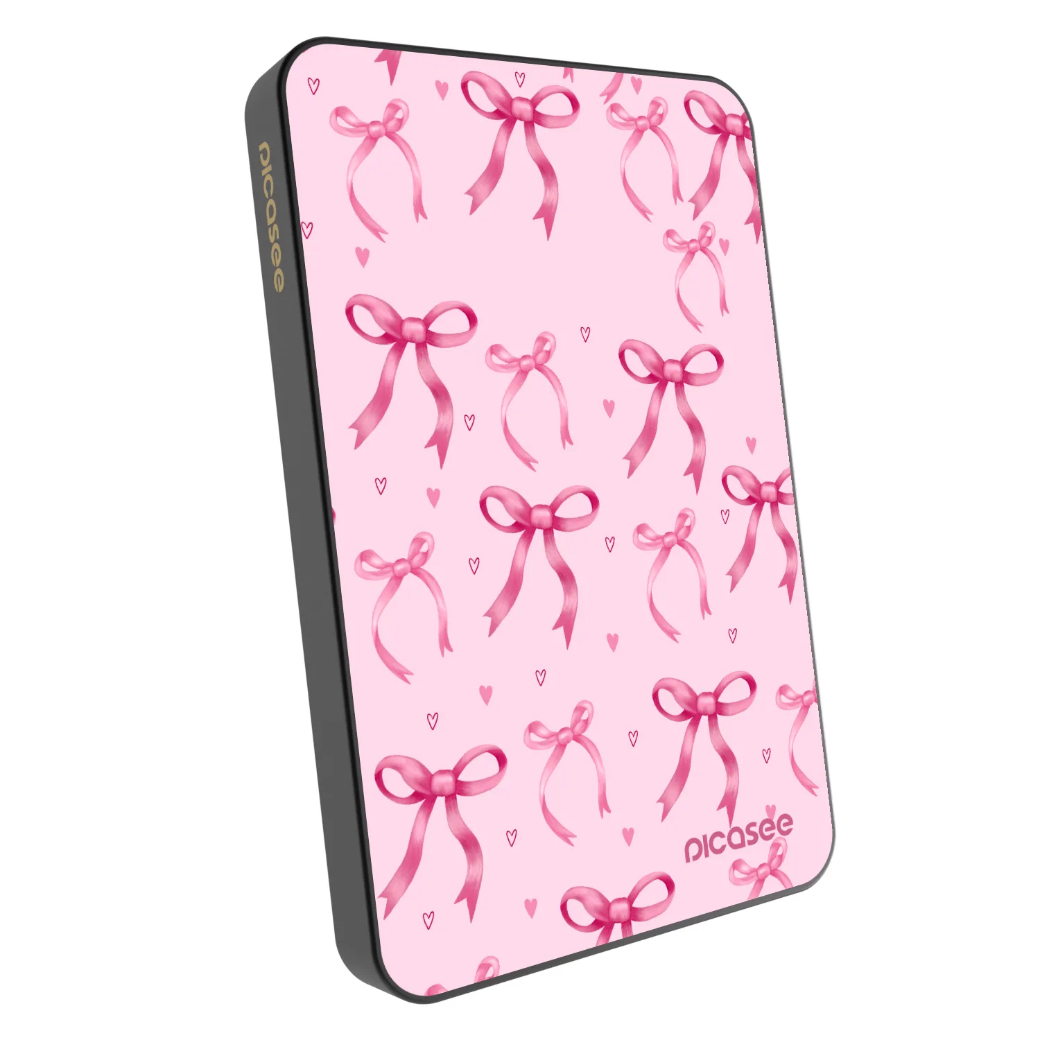 Picasee Powerbank z MagSafe 5 000 mAh Szary - Bow Aesthetic