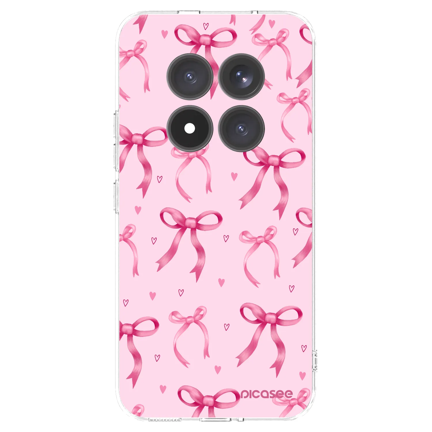 Picasee silikonowe przeźroczyste etui na Xiaomi Redmi Note 15 Pro+ - Bow Aesthetic
