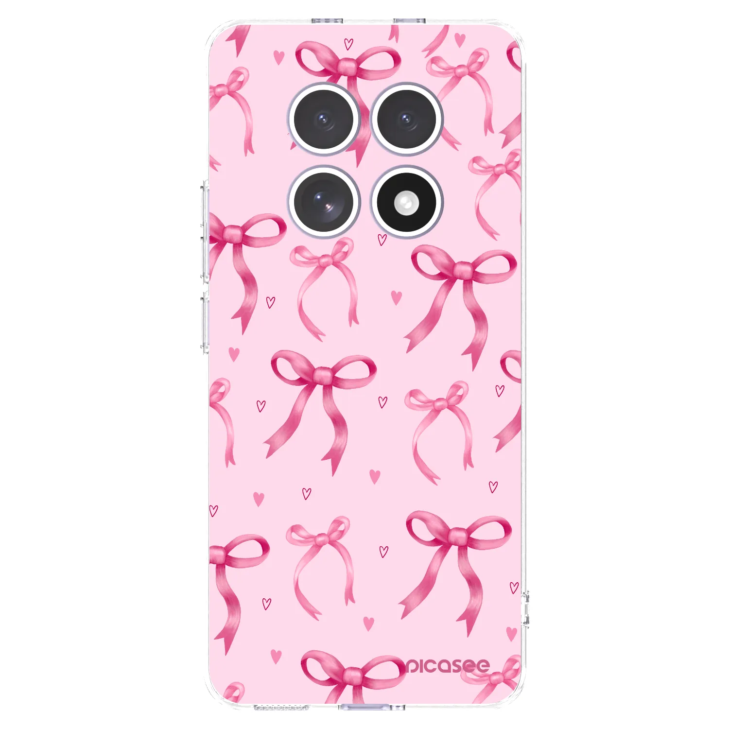 Picasee silikonowe przeźroczyste etui na Xiaomi Redmi Note 15 4G - Bow Aesthetic