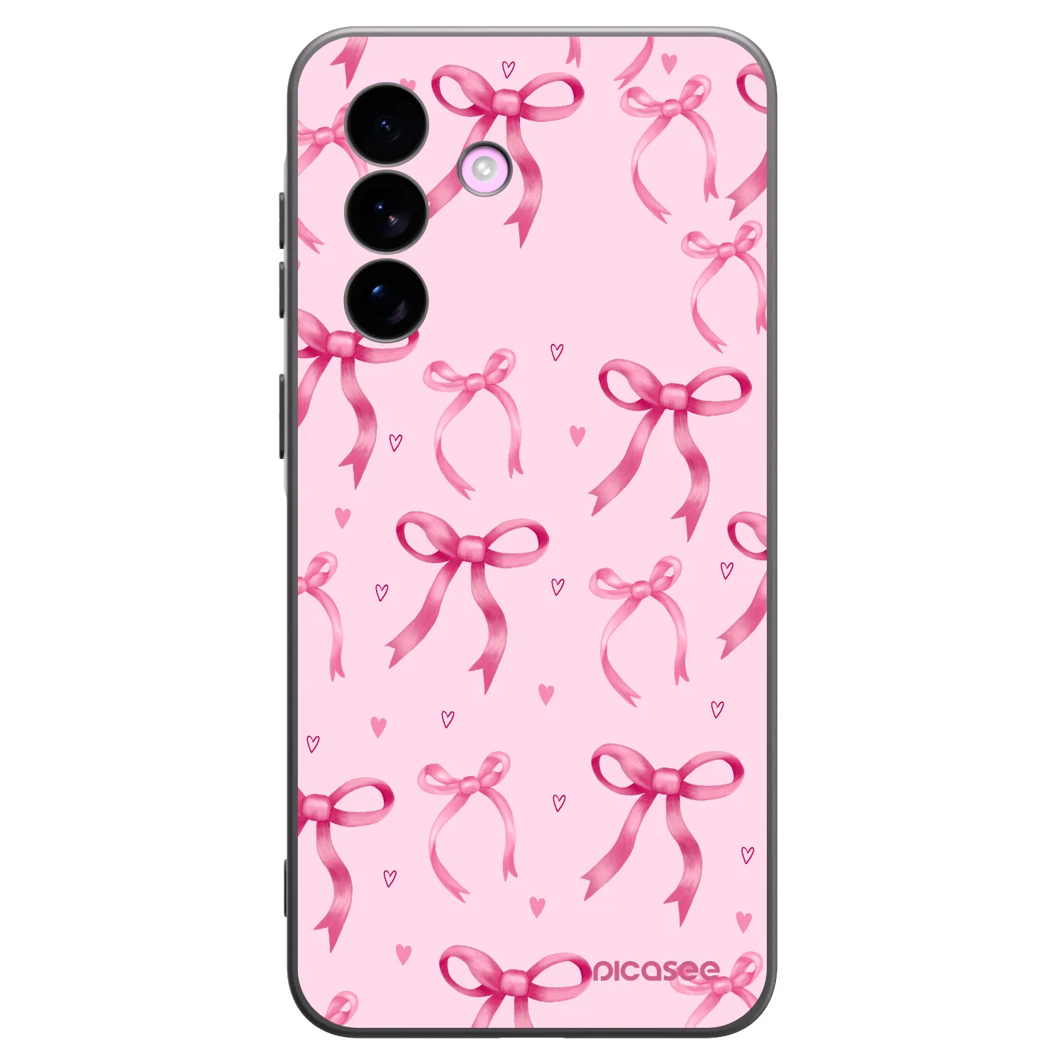 Picasee silikonowe czarne etui na Samsung Galaxy A57 5G - Bow Aesthetic