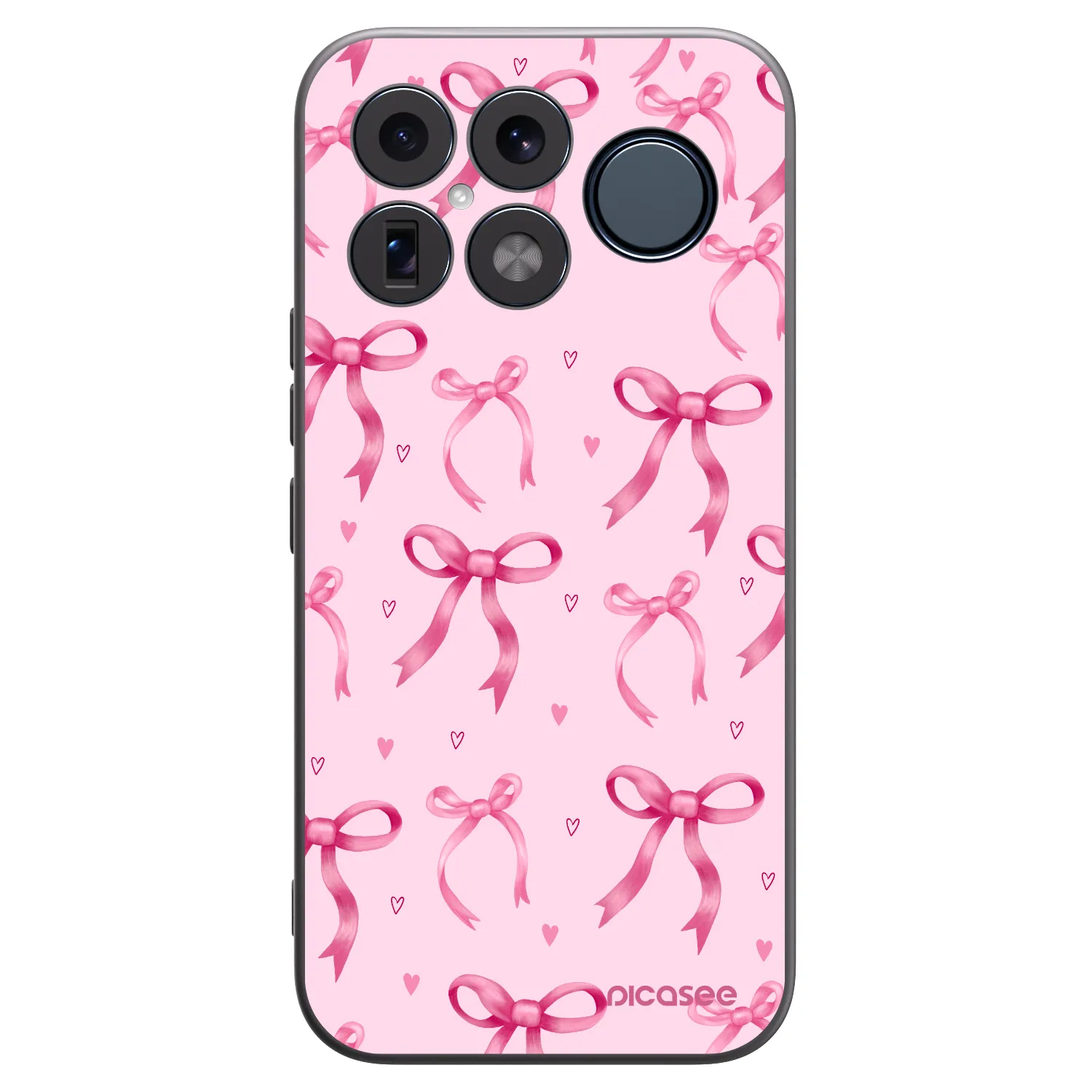 Picasee silikonowe czarne etui na Xiaomi Poco F8 Ultra - Bow Aesthetic