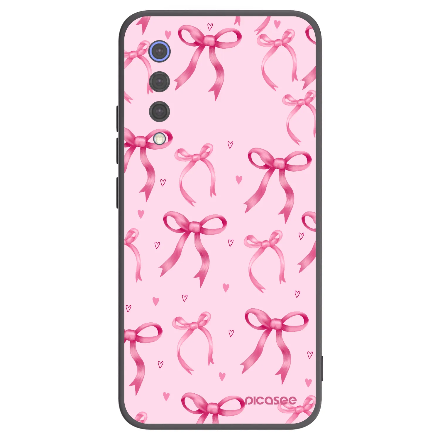 Picasee silikonowe czarne etui na Xiaomi Mi 9 SE - Bow Aesthetic