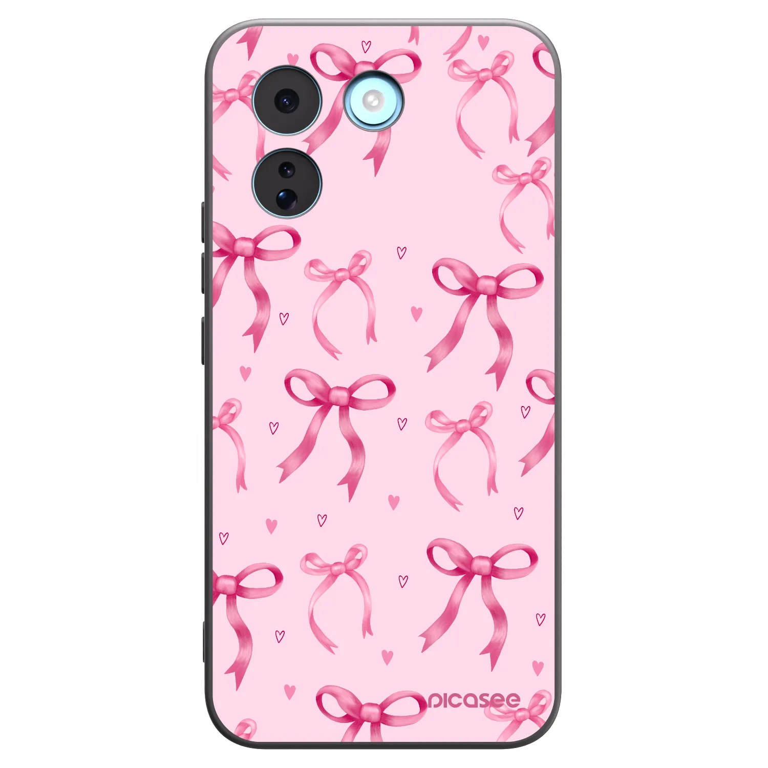 Picasee silikonowe czarne etui na Xiaomi Redmi Note 17 Pro MAX 5G - Bow Aesthetic