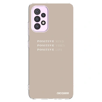 Picasee silikonowe przeźroczyste etui na Samsung Galaxy A32 5G A326B - Positive Vibes