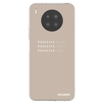 Picasee silikonowe przeźroczyste etui na Huawei Nova 8i - Positive Vibes
