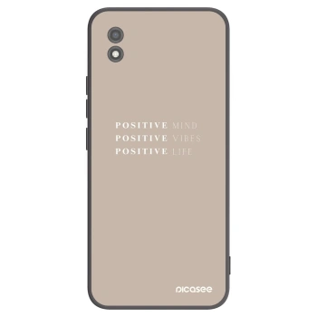 Picasee silikonowe czarne etui na Realme C11 (2021) - Positive Vibes