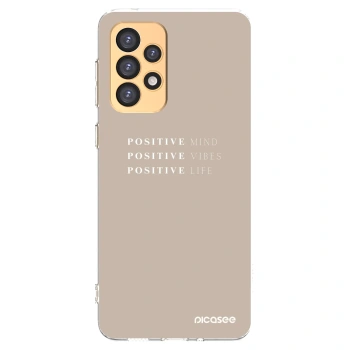 Picasee silikonowe przeźroczyste etui na Samsung Galaxy A33 5G A336 - Positive Vibes
