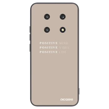 Picasee silikonowe czarne etui na Honor Magic4 Lite 5G - Positive Vibes