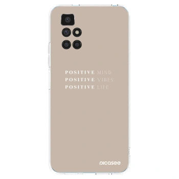 Picasee silikonowe przeźroczyste etui na Xiaomi Redmi 10 (2022) - Positive Vibes