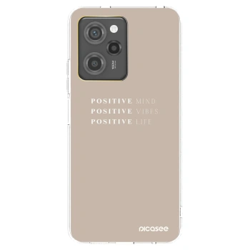 Picasee silikonowe przeźroczyste etui na Xiaomi Poco X5 Pro - Positive Vibes