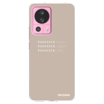 Picasee silikonowe przeźroczyste etui na Xiaomi 13 Lite - Positive Vibes
