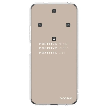 Picasee silikonowe przeźroczyste etui na Honor Magic5 Lite 5G - Positive Vibes