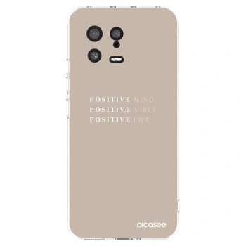 Picasee silikonowe przeźroczyste etui na Xiaomi 13 - Positive Vibes