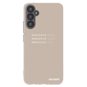 Picasee silikonowe przeźroczyste etui na Samsung Galaxy A34 5G A346B - Positive Vibes
