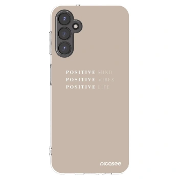 Picasee silikonowe przeźroczyste etui na Samsung Galaxy A14 4G A145R - Positive Vibes