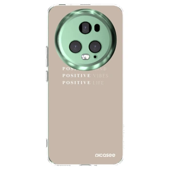 Picasee silikonowe przeźroczyste etui na Honor Magic5 Pro - Positive Vibes