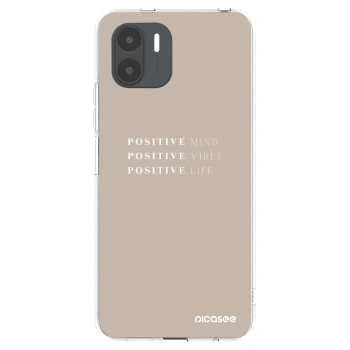 Picasee silikonowe przeźroczyste etui na Xiaomi Redmi A2 - Positive Vibes