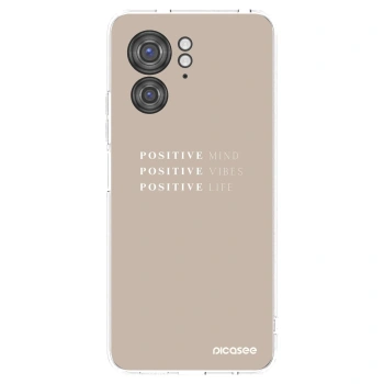 Picasee silikonowe przeźroczyste etui na Motorola Edge 40 - Positive Vibes