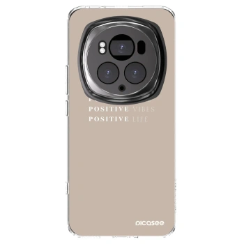Picasee silikonowe przeźroczyste etui na Honor Magic6 Pro - Positive Vibes