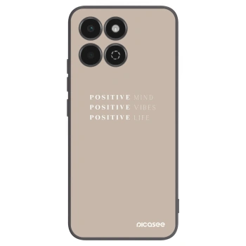 Picasee silikonowe czarne etui na Honor 200 Smart 5G - Positive Vibes