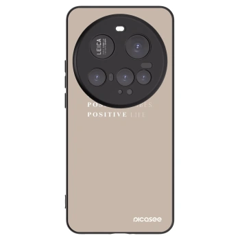 Picasee silikonowe czarne etui na Xiaomi 15 Ultra - Positive Vibes