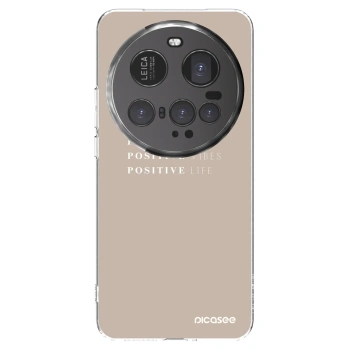 Picasee silikonowe przeźroczyste etui na Xiaomi 15 Ultra - Positive Vibes