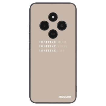 Picasee silikonowe czarne etui na Xiaomi Poco C75 - Positive Vibes