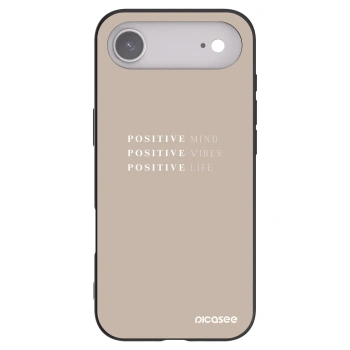 Picasee silikonowe czarne etui na Apple iPhone Air - Positive Vibes
