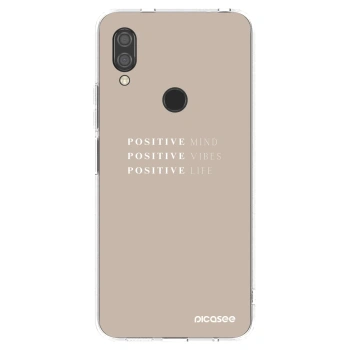 Picasee silikonowe przeźroczyste etui na Xiaomi Redmi 7 - Positive Vibes