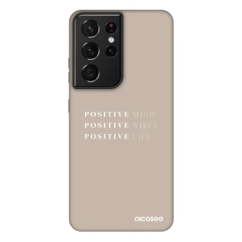 Picasee Fashion Case na Samsung Galaxy S21 Ultra 5G G998B - Positive Vibes