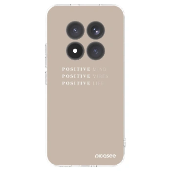 Picasee silikonowe przeźroczyste etui na Xiaomi Redmi Note 15 Pro+ - Positive Vibes