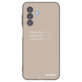 Picasee silikonowe czarne etui na Samsung Galaxy A17 5G - Positive Vibes