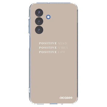 Picasee silikonowe przeźroczyste etui na Samsung Galaxy A17 5G - Positive Vibes