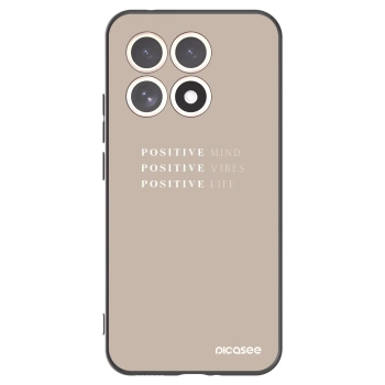 Picasee silikonowe czarne etui na Xiaomi 15T - Positive Vibes