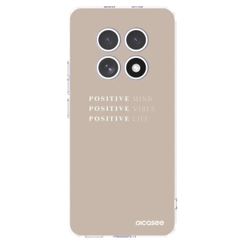 Picasee silikonowe przeźroczyste etui na Xiaomi Redmi Note 15 - Positive Vibes