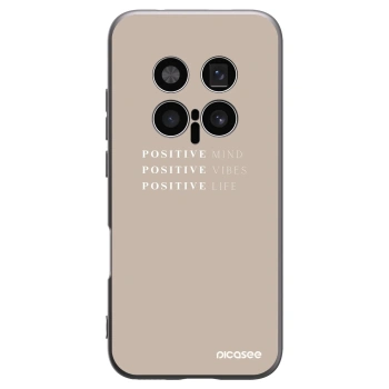 Picasee silikonowe czarne etui na Honor Magic8 Pro 5G - Positive Vibes