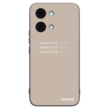 Picasee silikonowe czarne etui na Xiaomi Poco X8 Pro Max - Positive Vibes