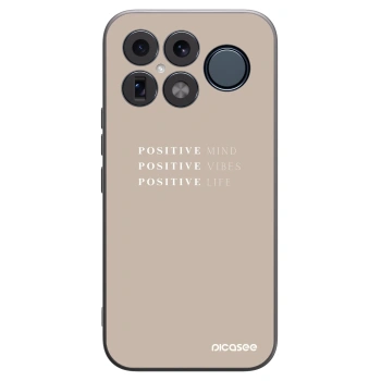 Picasee silikonowe czarne etui na Xiaomi Poco F8 Ultra - Positive Vibes