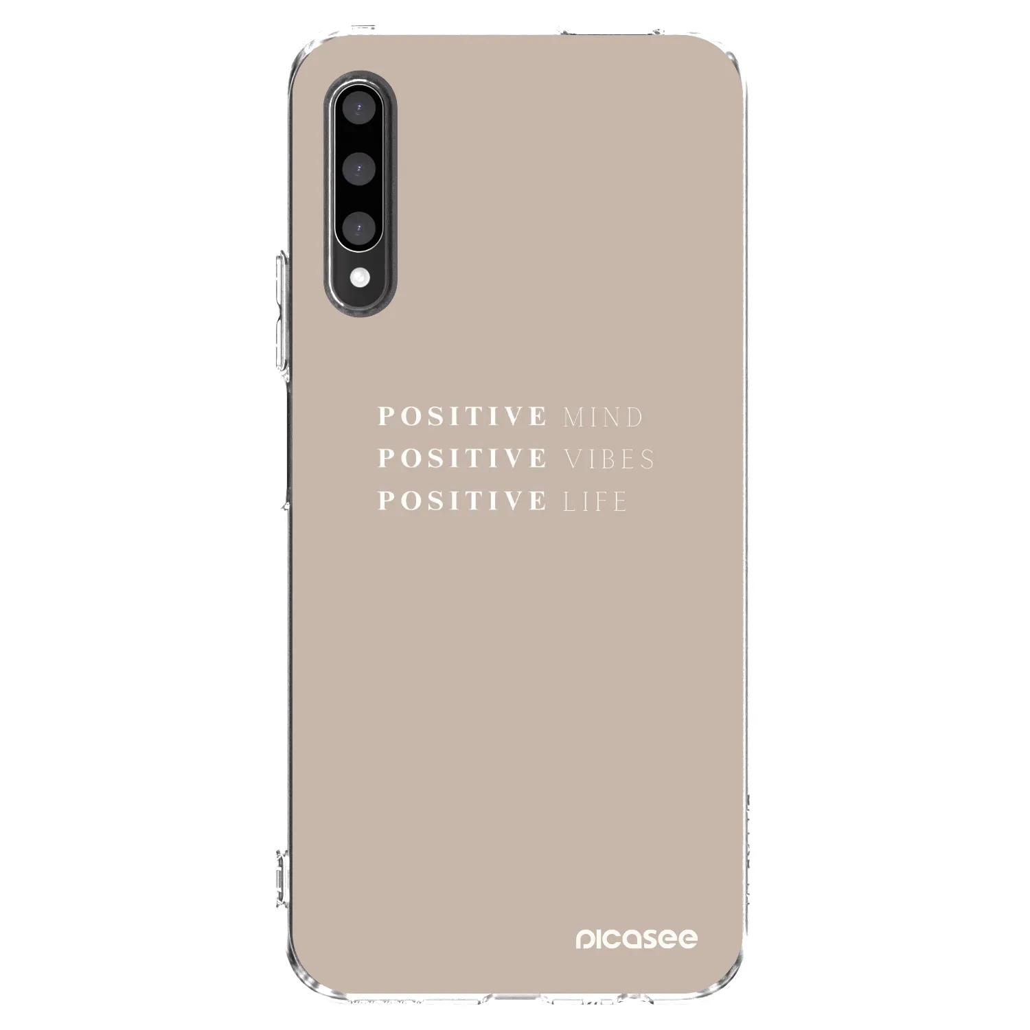 Picasee silikonowe przeźroczyste etui na Honor 9X Pro - Positive Vibes