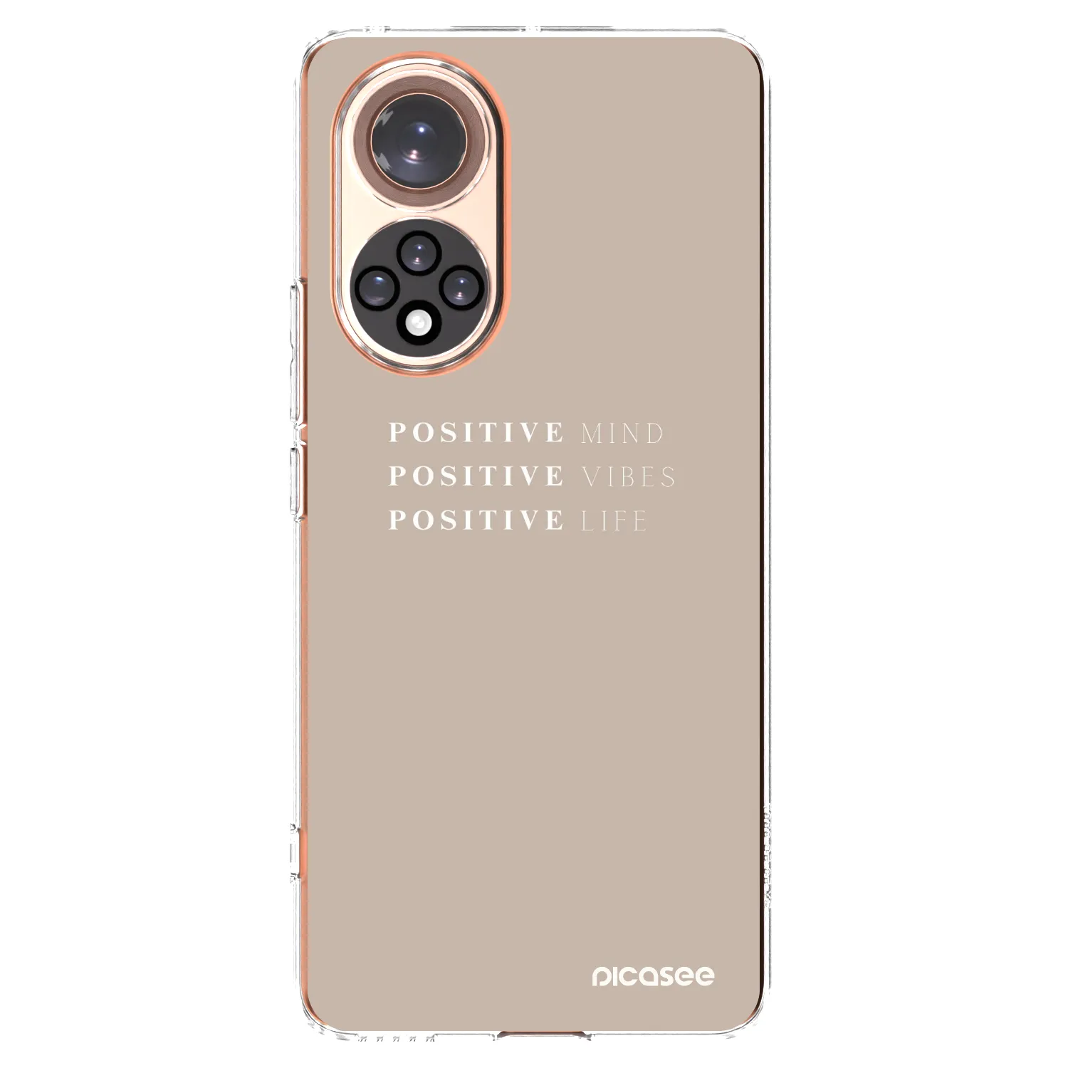 Picasee silikonowe przeźroczyste etui na Honor 50 5G - Positive Vibes