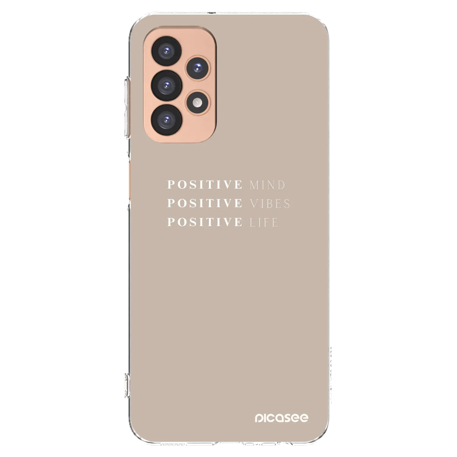 Picasee silikonowe przeźroczyste etui na Samsung Galaxy A23 A236B 5G - Positive Vibes