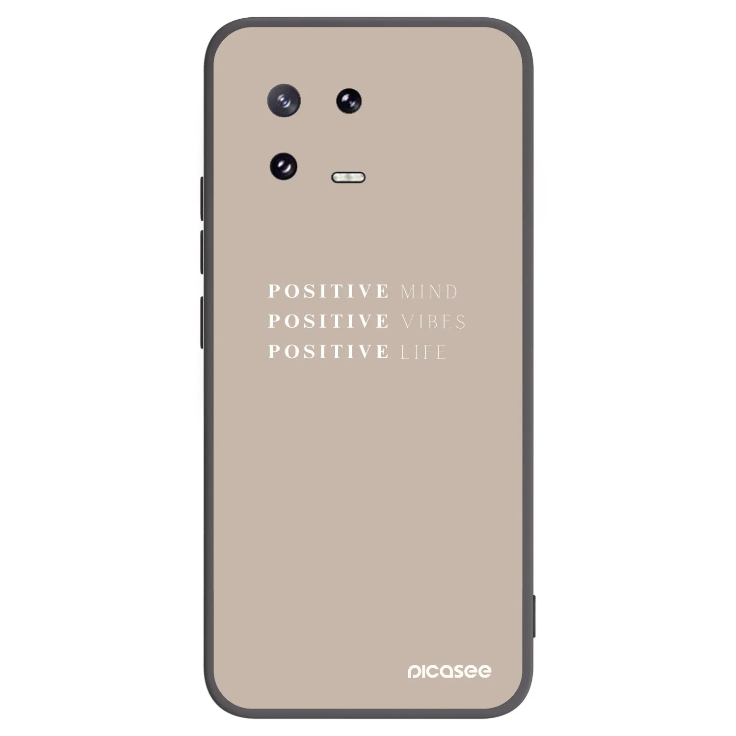 Picasee silikonowe czarne etui na Xiaomi 13 Pro - Positive Vibes