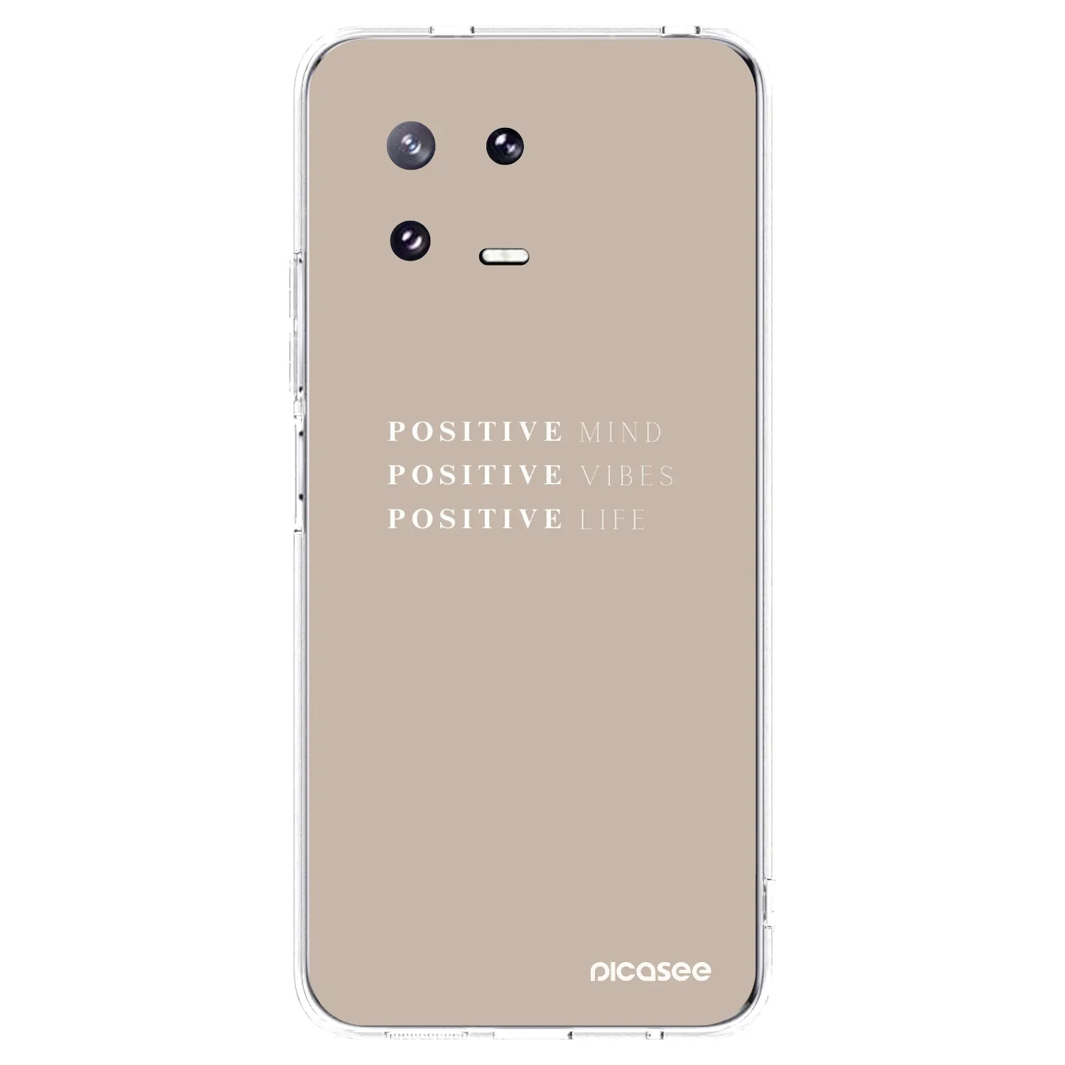Picasee silikonowe przeźroczyste etui na Xiaomi 13 Pro - Positive Vibes