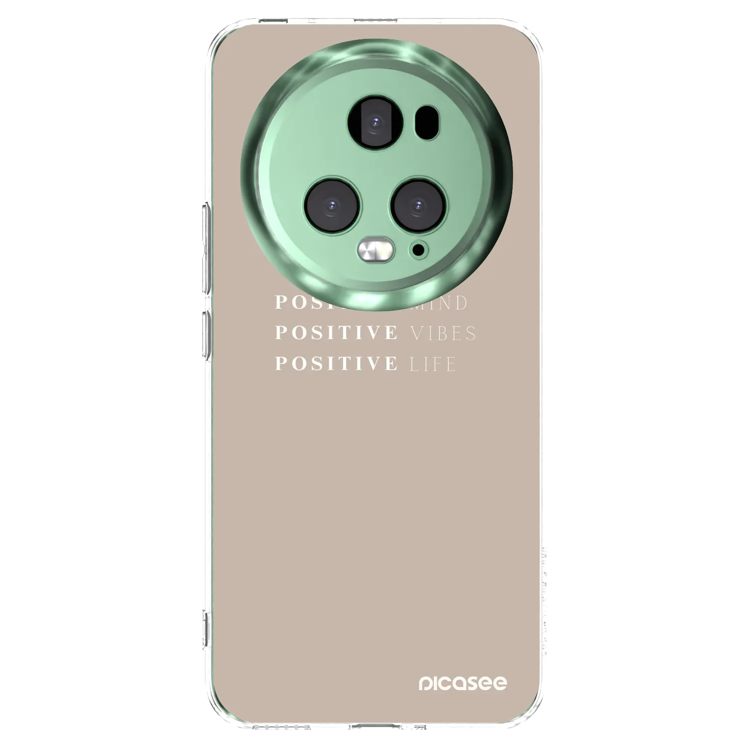 Picasee silikonowe przeźroczyste etui na Honor Magic5 Pro - Positive Vibes